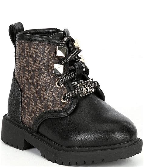 michael kors black girls boot with zippers|Girls' MICHAEL Michael Kors Boots & Booties .